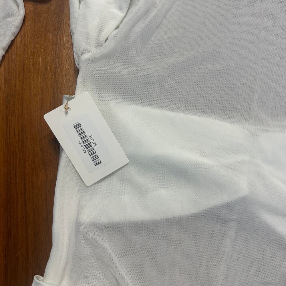 Seroya White Levina Dress, Revolve, Bride,‎ Engagement, Bachelorette, Size Large - Picture 8 of 13